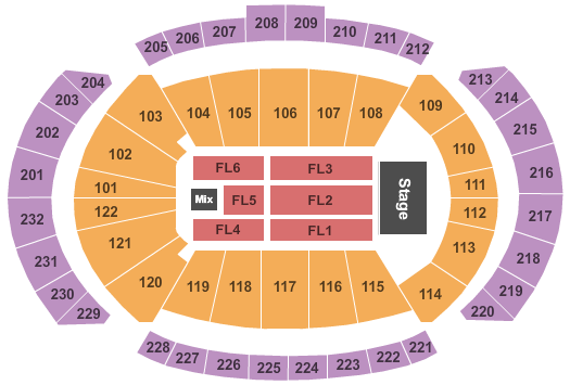 Trans Siberian Orchestra Seating Chart